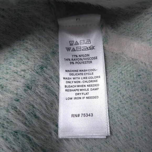 Tahari Womens Plaid High-Neck Sweater XL Long Sleeve Soft Pullover - Picture 5 of 5